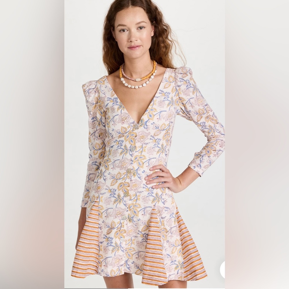 Alix of Bohemia Moria Gilded Lily Dress in Multi
